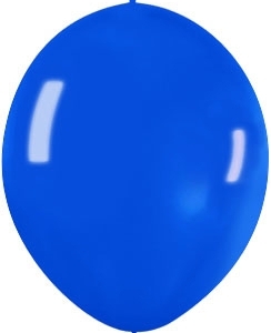 B/25 Globos Latex Link-O-Loon Sempertex Premium Cristal Azul R12″/30cm