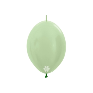 B/25 Globos Latex Link-O-Loon Sempertex Premium Satin Verde R12″/30cm