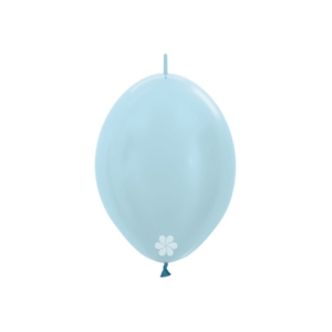 B/25 Globos Latex Link-O-Loon Sempertex Premium Satin Azul R12″/30cm