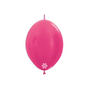 B/25 Globos Latex Link-O-Loon Sempertex Metal Fucsia R12″/30cm