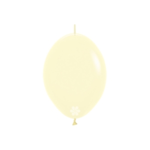 B/25 Globos Latex Link-O-Loon Sempertex Amarillo Pastel R12″/30cm