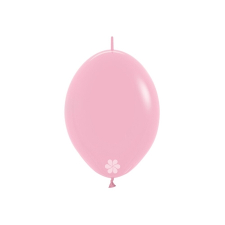 B/50 Globos Latex Link-O-Loon Fashion Rosa Solido 6″/15cm /Ref: LOL6-009