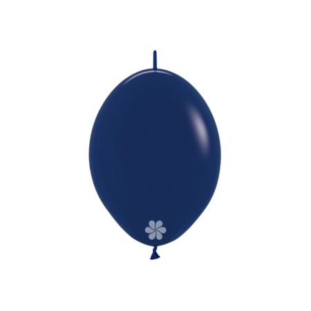 B/50 Globos Latex Link-O-Loon 6 Sempertex Fashion Azul Naval Solido R6″/15cm /Ref: LOL6-044