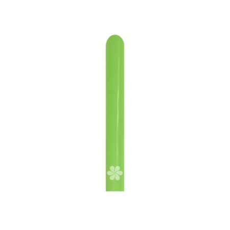 B/50 Globos Latex Modelar Fashion Solido Verde Lima 5cm X 150cm /Ref: 260-031