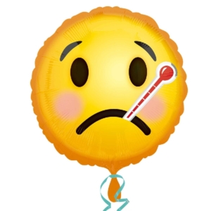 18″/45cm Globo Circular Emoji Que te Mejores -Metalizado / Ref: 3369801