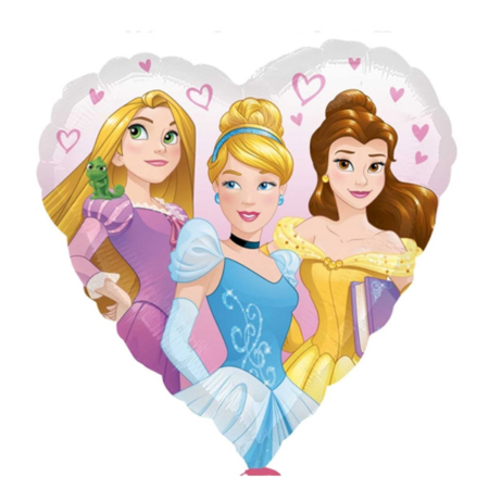 Globo de corazón Princesas Disney