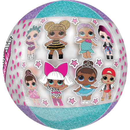 17″/40cm Globo Orbz L.O.L Sorpresa-Metalizado /Ref: 3844801