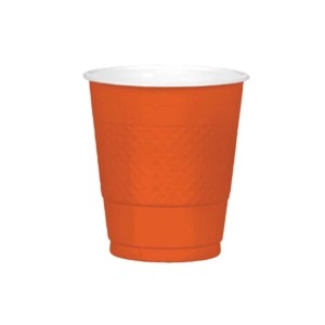 .Pack 10 Unds. Vaso de Plástico 355ml Naranja /Ref: 552287-05