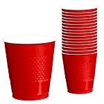 .Pack 10 Unds. Vaso de Plástico 266ml Rojo /Ref: 552287-40