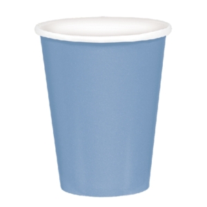 .Pack 8 Unds. Vaso de Papel 266ml Azul /Ref: 58015-108
