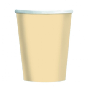 .Pack 8 Unds. Vaso de Papel 266ml Marfil /Ref: 58015-57
