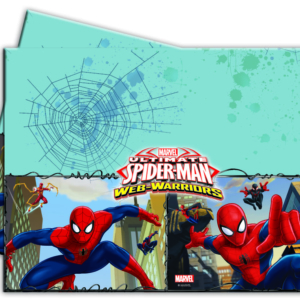.Pack 1 Und. Mantel Plástico 1,80m x 1,20m SPIDERMAN WEB /Ref: 85155