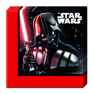 .Pack 20 Unds. Servilletas papel 33x33cm STAR WARS FINAL BATTLE /Ref: 88139