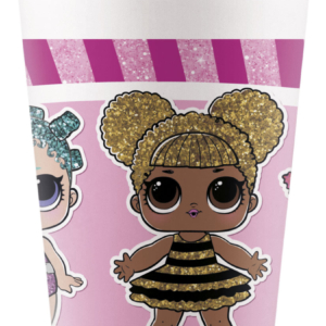.Pack 8 Unds. Vaso de Papel 200ml L.O.L SURPRISE! GLITTERATI /Ref: 90858