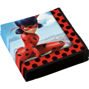 .Pack 20 Unds. Servilletas papel 33cm LADYBUG /Ref: 9902875