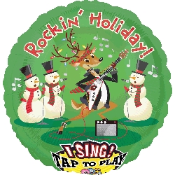 28″ Globo MUSICAL: NAVIDAD JINGLE BELL ROCK /Ref: 2514601
