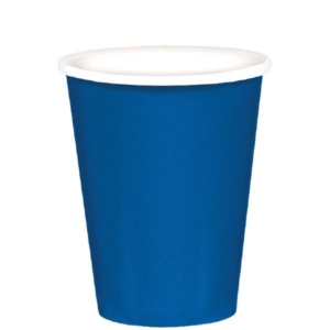 .Pack 8 Unds. Vaso de Papel 266ml Azul /Ref: 58015-105