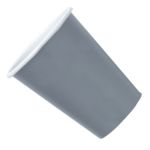 .Pack 8 Unds. Vaso de Papel 266ml Plateado /Ref: 58015-18