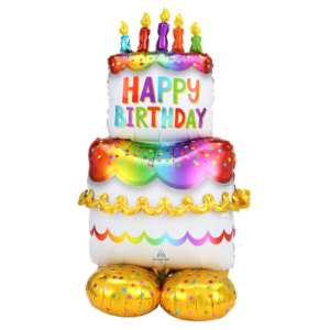 AIRLOONZ TARTA HAPPY BDAY 26″x 52″/68cm x 134cm / Ref: 4244911