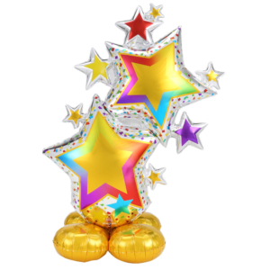 .AIRLOONZ ESTRELLAS COLORES 33″ x 59″/86cm x 149cm / Ref: 4246411