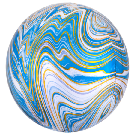 *Orbz Marblez Multicolor 15″ x 16″ Azul /Ref: 4139401