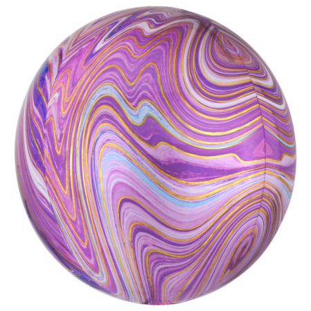 *Orbz Marblez Multicolor 15″ x 16″ Morado /Ref: 4139501