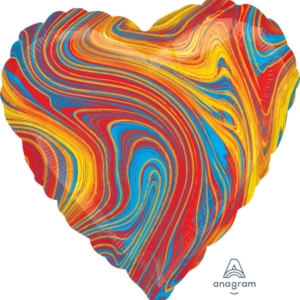 18″/45cm Corazón Marblez Multicolor / Ref: 4209602