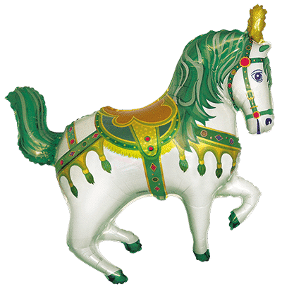 .CABALLO FERIA VERDE 35″/88cmx 39″/99cm / Ref: 901668VE