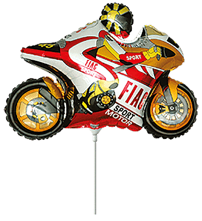 .12″/30cm x 9″/22cm MOTO BIKE MINI NARANJA /Ref: 902666NA