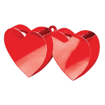 *Peso doble corazón 170g/6oz Rojo /Ref: 11711