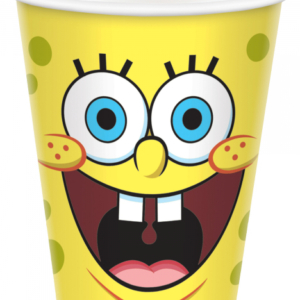 .8 UNDS. Vasos 266Ml Bob Esponja /Ref: 582627-66