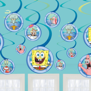 Decor. Colg: Bob Esponja 12Unds. Pack /Ref: 672672