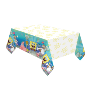 .Pack 1 Und. Mantel Papel 1,37m x 2,60m Bob Esponja / Ref: 9913550