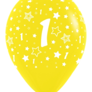 B/12 Globos Surtidos 30cm Ø (Nº 1) /Ref: R12-Nº 1