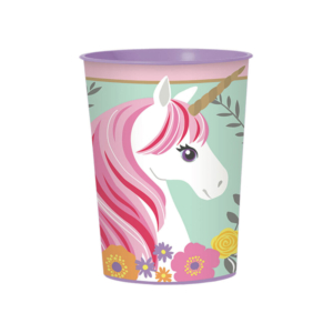 .Vaso Plástico Unicornio Mágico para dulces – 452ml /Ref: 421929