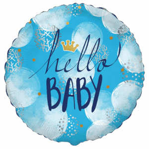 18″/45cm CIRCULO HELLO BABY BOY /Ref: 401612