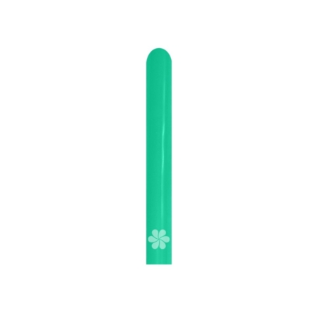 B/100 Globos Latex Modelar Fashion Solido Verde 2,5cm X 150cm /Ref: 160-030