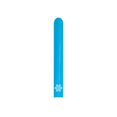 B/100 Globos Latex Modelar Fashion Solido Azul 2,5cm X 150cm /Ref: 160-040