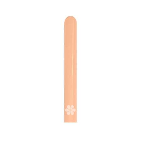 B/100 Globos Latex Modelar Fashion Solido Piel Durazno 2,5cm X 150cm /Ref: 160-060