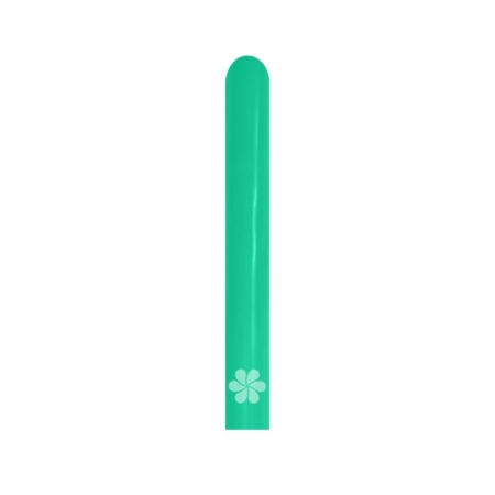 B/20 Globos Latex Modelar Fashion Solido Verde 7,5cm X 150cm /Ref: 360-030-20