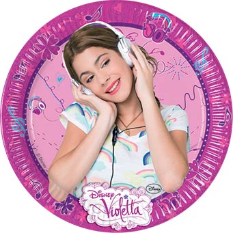 .Pack 8 Unds. PLATOS 20cm VIOLETTA /Ref: 82337