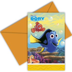 1 Pack de 6 Invitaciones DORY /Ref: 86653
