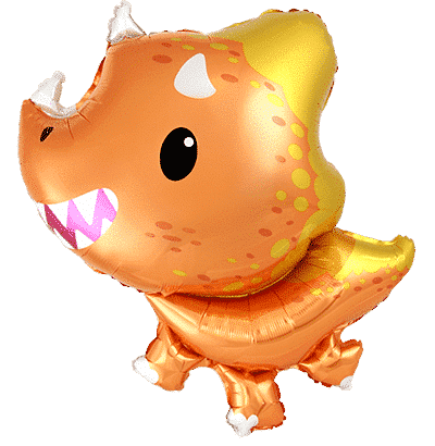 .BABY TRICERATOPS ORANGE 32″/82cm x 30″/76cm / Ref: 901858NA
