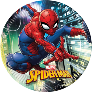 .Pack 8 Unds. Platos 23cm Spiderman /Ref: 93433