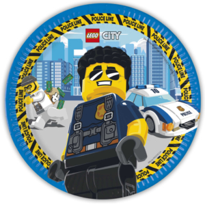 .Pack 8 Unds. PLATOS 23cm Lego City /Ref: 93456