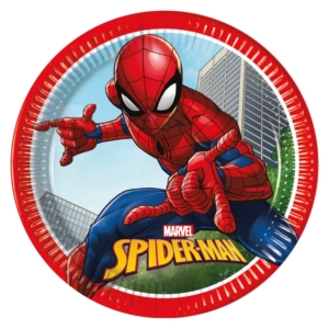 .Pack 8 Unds. Platos 23cm Spiderman /Ref: 93863