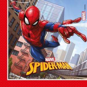 .Pack 20 Unds. Servilletas 33cm X 33cm Spiderman /Ref: 93865