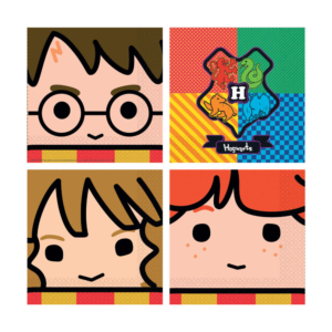 .Pack 16 Unds. SERVILLETAS 33×33 Harry Potter /Ref: 9905191