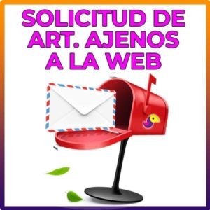 Solicitud de artículos ajenos a la web