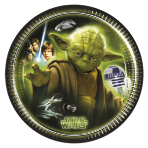 .Pack 8 Unds. PLATOS 20cm STAR WARS & HEROES /Ref: 84400